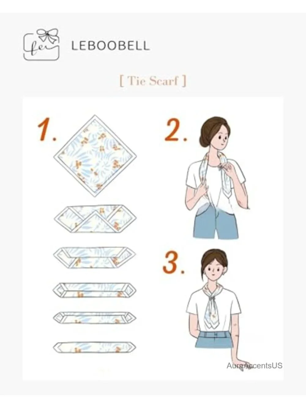 Satin-Like Scarf Bandana for Hair or Neck 35 Inch